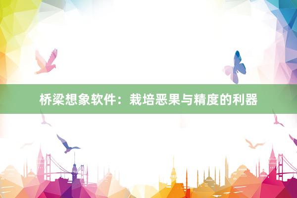 桥梁想象软件：栽培恶果与精度的利器
